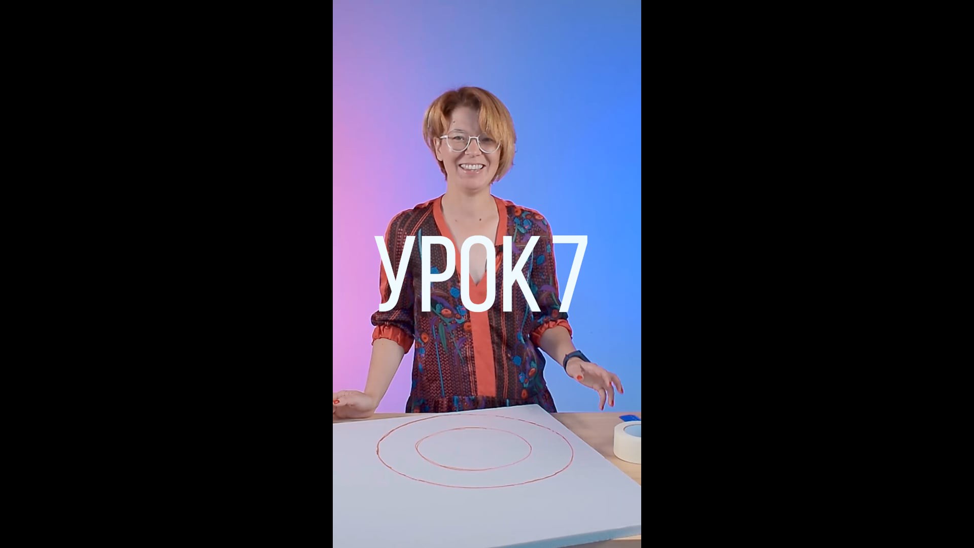 Веночная основа с рогозом и горячим клеем: постер урока